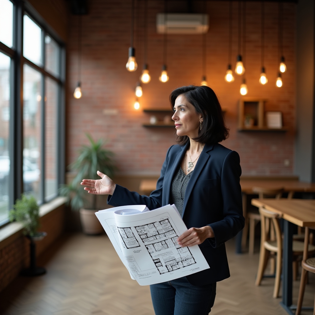 Café Inneneinrichtung Planung